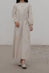 MUTEDANCE Hand Dyed Grey and White Silk Dress MD21FW08